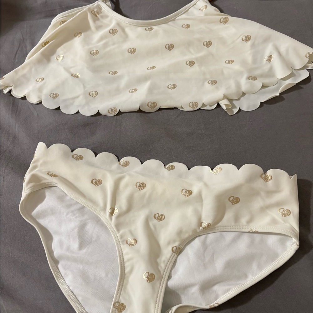Chloe Cream and Gold Bikini Set - Picture 3 of 3